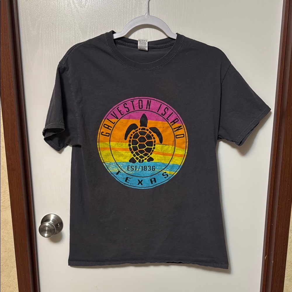 Galveston Island Reptile T-Shirt - Black Size M